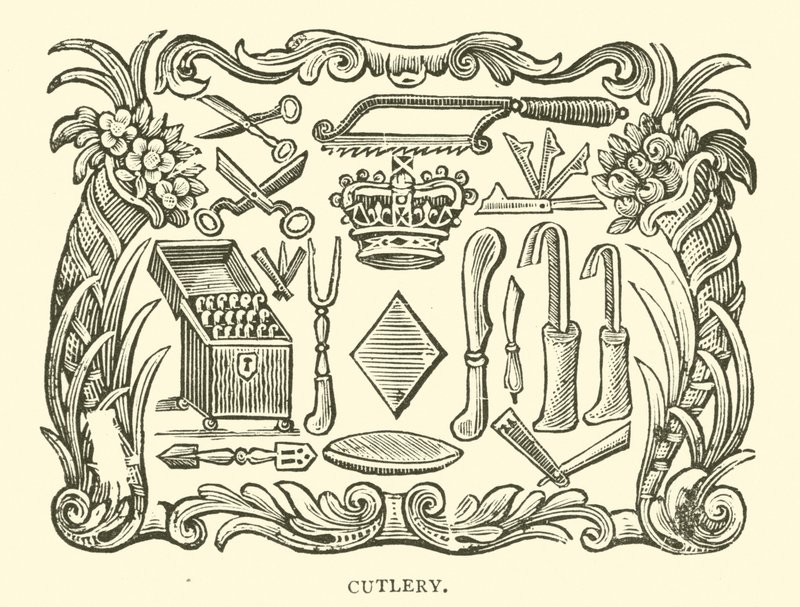 Cutlery by English School