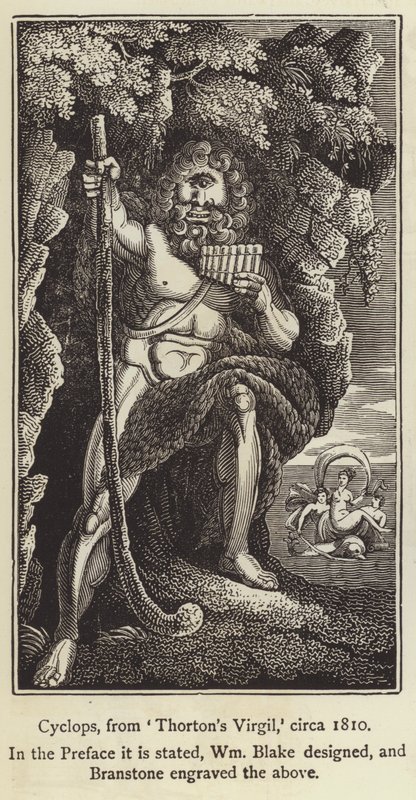 Cyclops from Thornton’s Virgil by English School