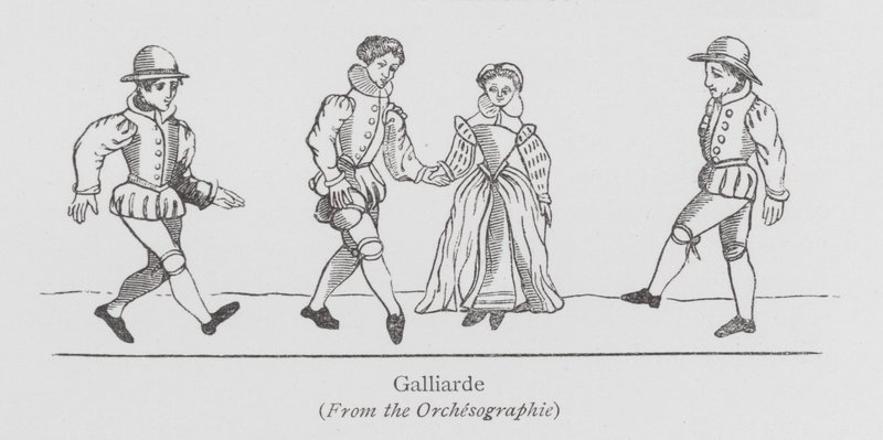 Dancing: Galliarde by English School