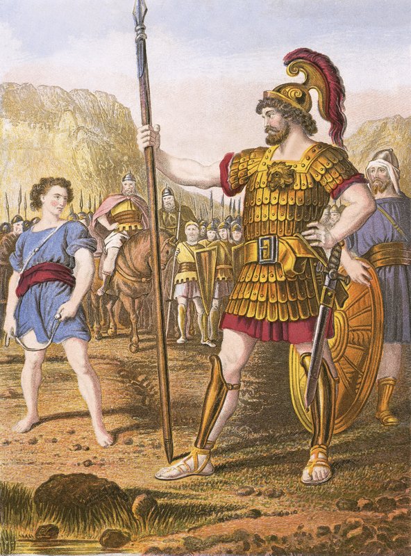 David and Goliath by English School