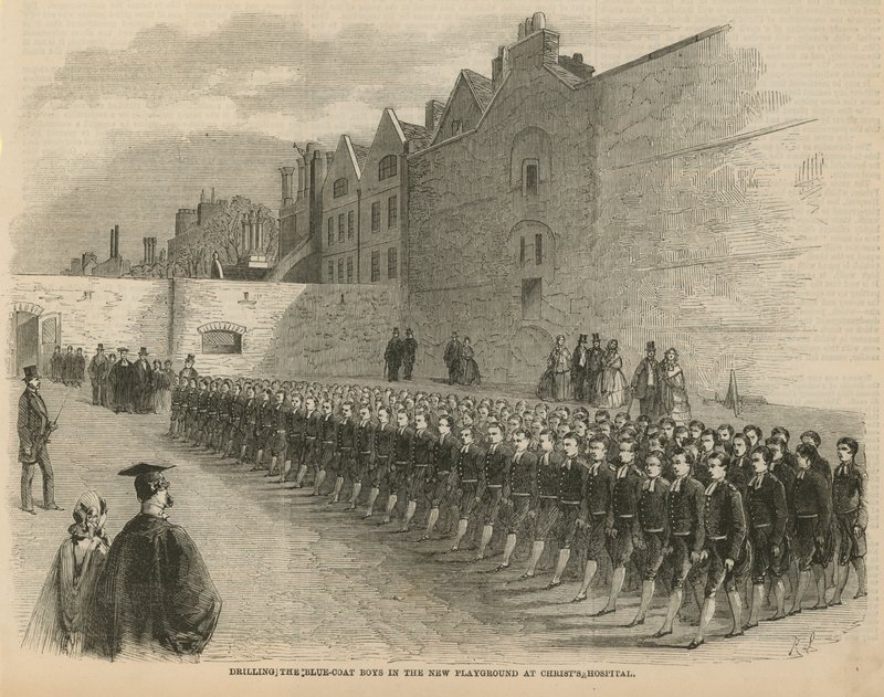 Drilling the Bluecoat Boys by English School