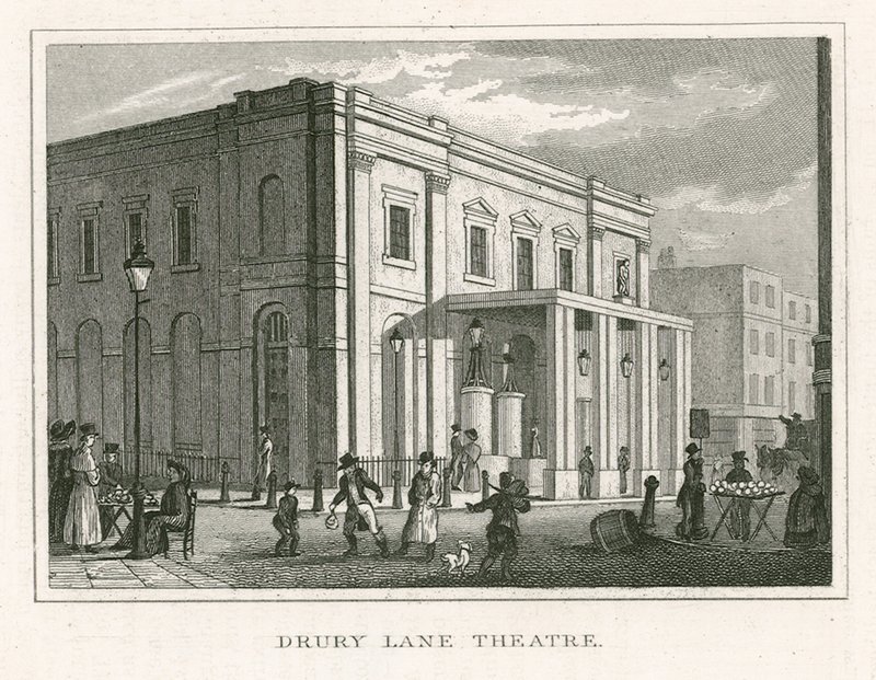 Drury Lane Theatre, London by English School