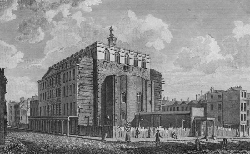 Drury Lane Theatre, Westminster, Burnt Down in 1809 by English School