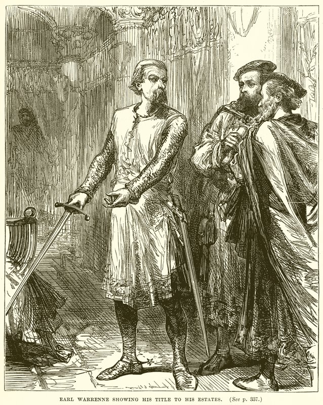 Earl Warrenne Showing His Title to His Estates by English School