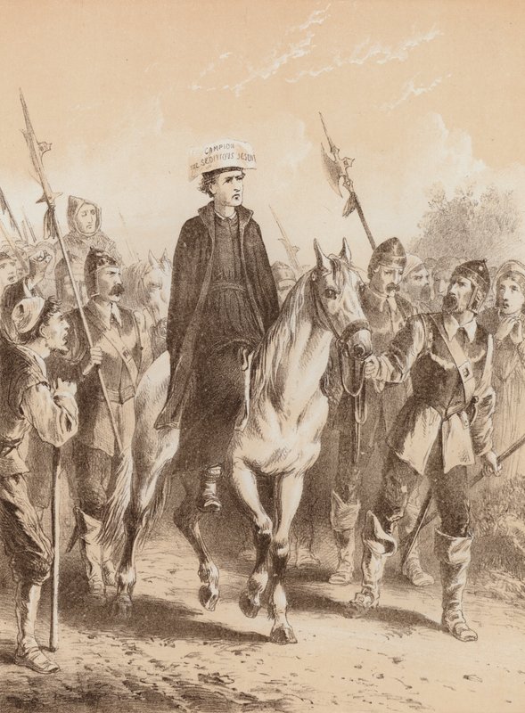 Edmund Campion, On his way to London by English School