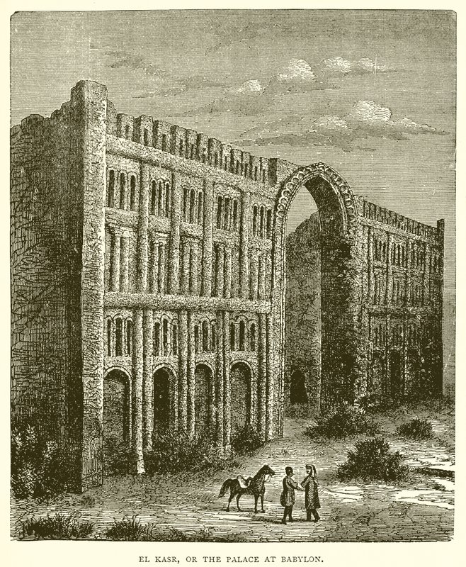 El Kasr, or the Palace at Babylon by English School