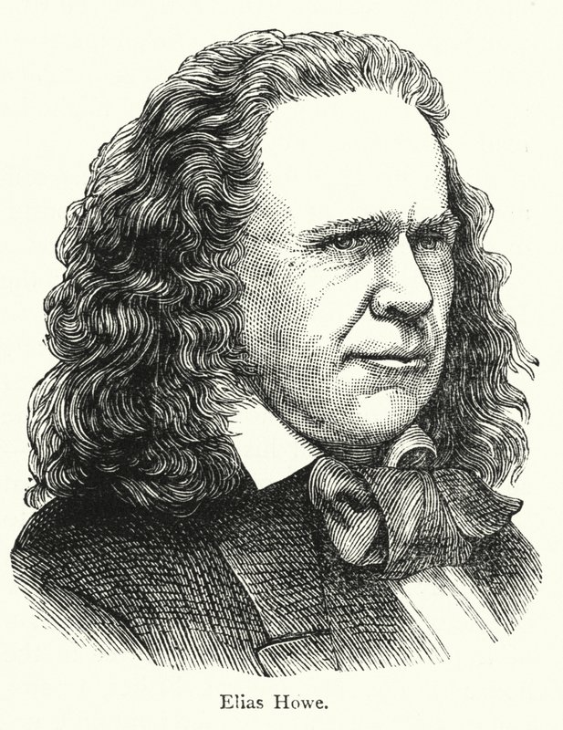 Elias Howe, American Inventor of the Lockstitch Sewing Machine by English School