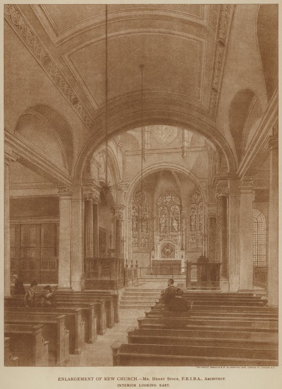 Enlargement of Kew Church by English School