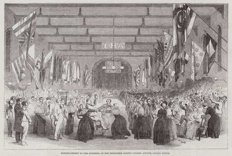 Entertainment to the Patients, at the Middlesex County Lunatic Asylum, Colney Hatch by English School
