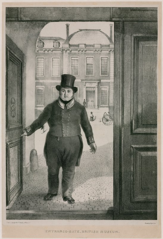 Entrance Gate, British Museum by English School
