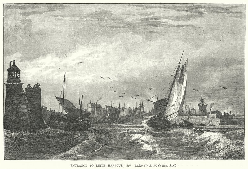Entrance to Leith Harbour by English School