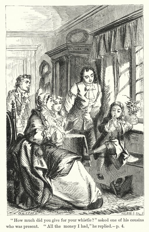 Episode in the life of the young Benjamin Franklin by English School