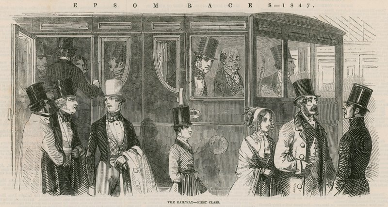 Epson Races 1847: The Railway - First Class by English School