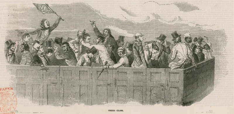 Epson Races 1847: The Railway - Third Class by English School