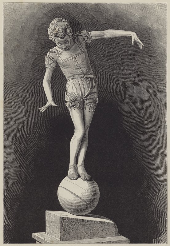 Equilibrium, from the statue by Signor Ettore Ximenes by English School