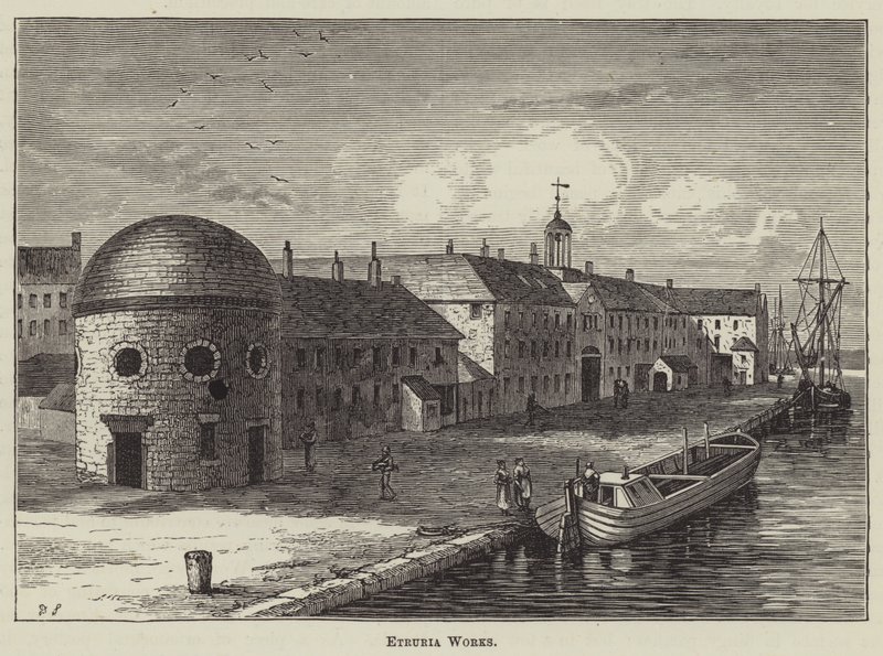 Etruria Works by English School