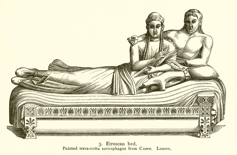 Etruscan Bed by English School