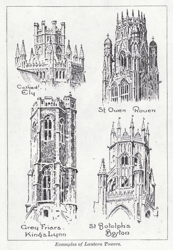 Examples of lantern towers by English School