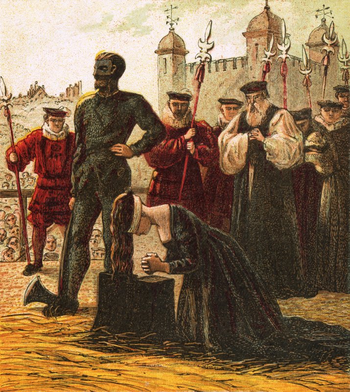 Execution of Lady Jane Grey by English School