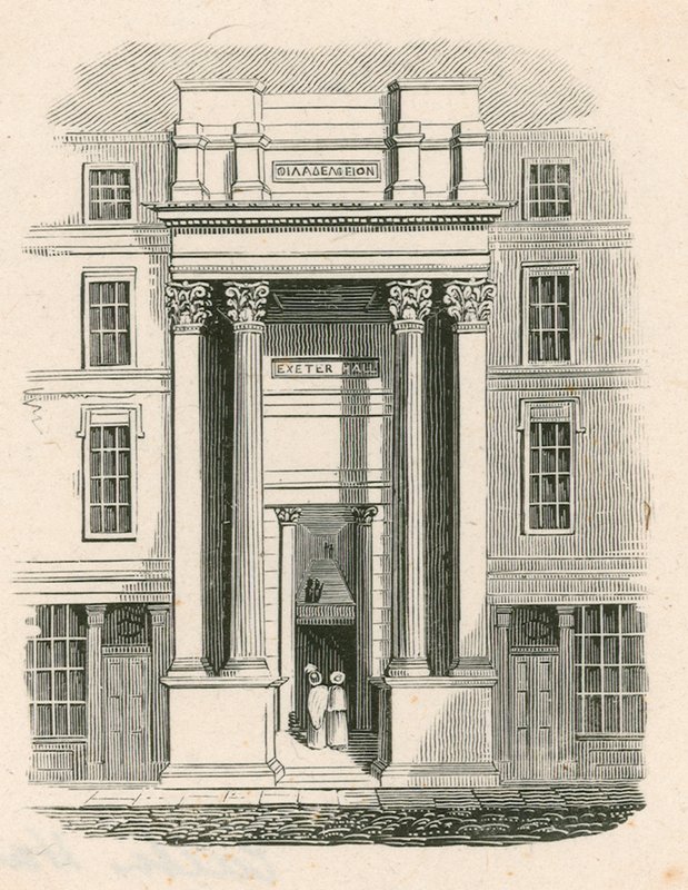 Exeter Hall, Strand, London by English School