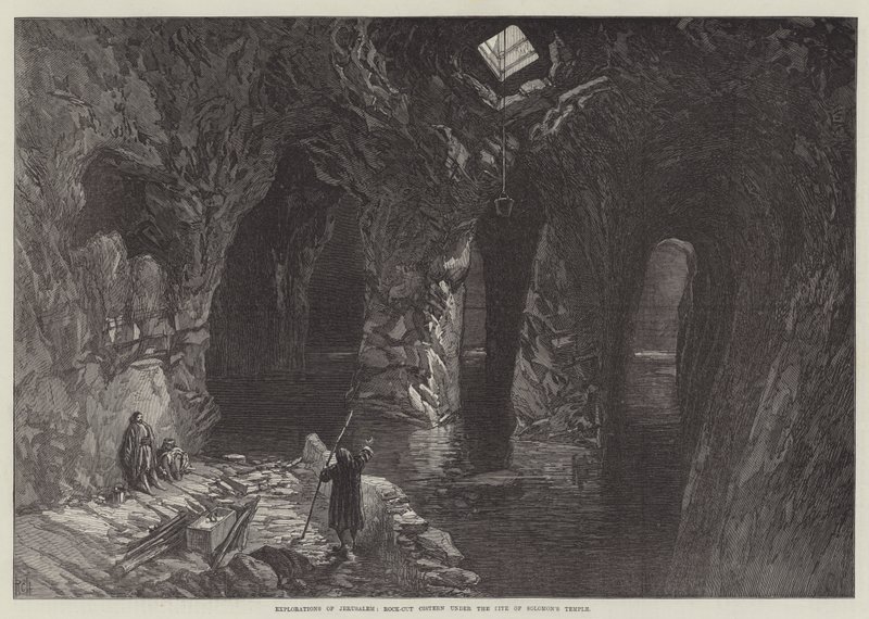 Explorations of Jerusalem, Rock-Cut Cistern under the Site of Solomon