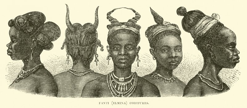 Fanti (Elmina) Coiffures by English School