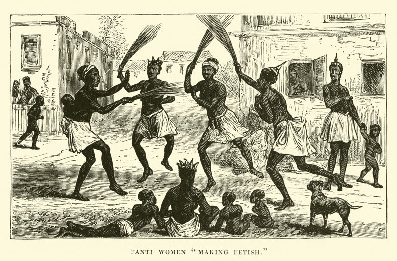 Fanti women making fetish by English School
