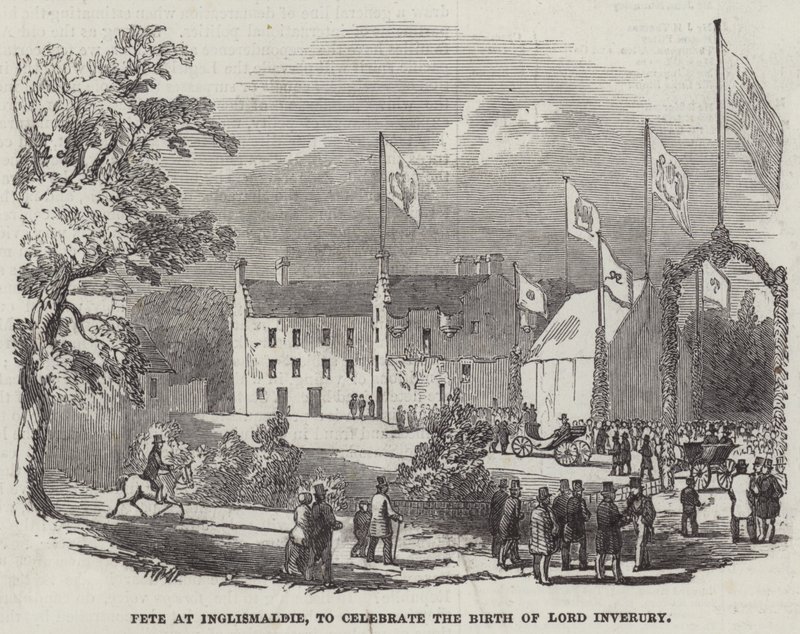 Fete at Inglismaldie, to celebrate the Birth of Lord Inverury by English School