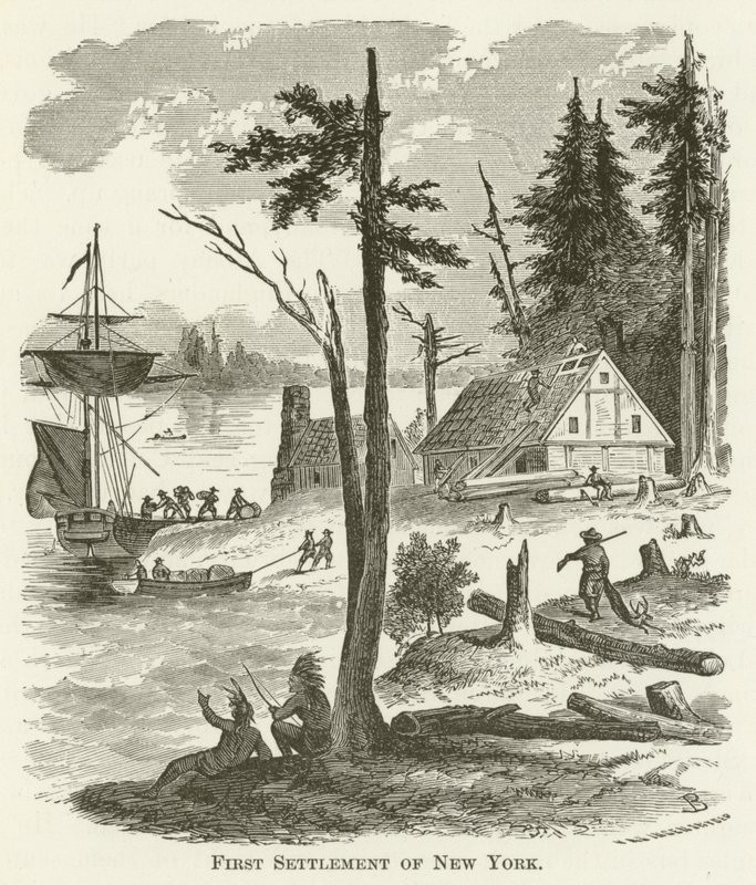First Settlement of New York by English School
