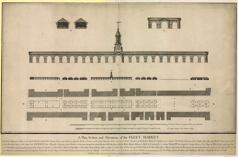 Fleet Market, London by English School