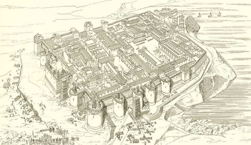 Fortress of Troesmis by English School