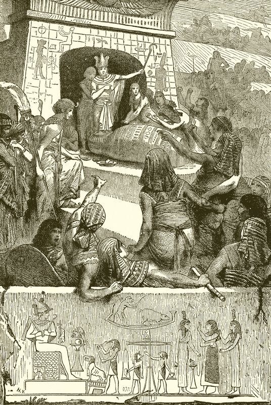 Funeral of a King by English School
