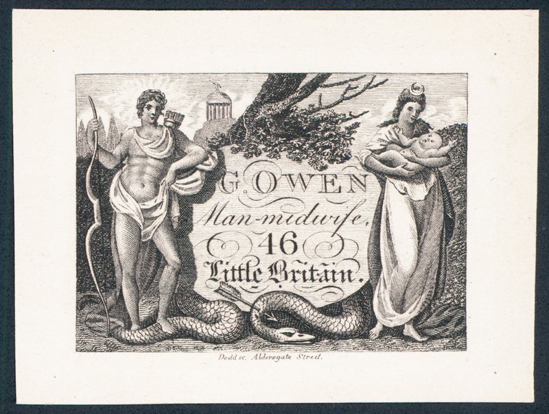 G Owen, Man-midwife by English School