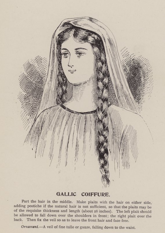 Gallic Coiffure by English School