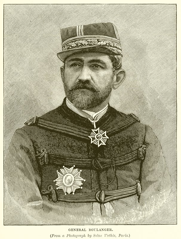 General Boulanger by English School