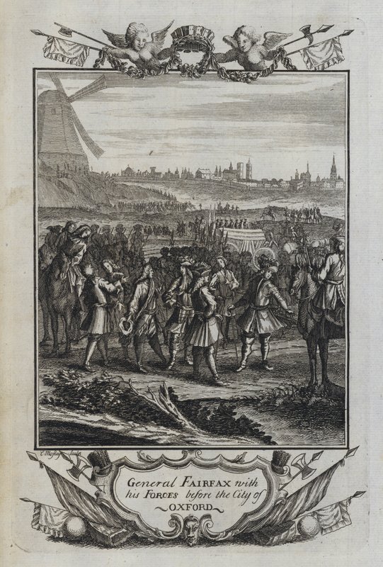 General Fairfax with his Forces before the City of Oxford by English School