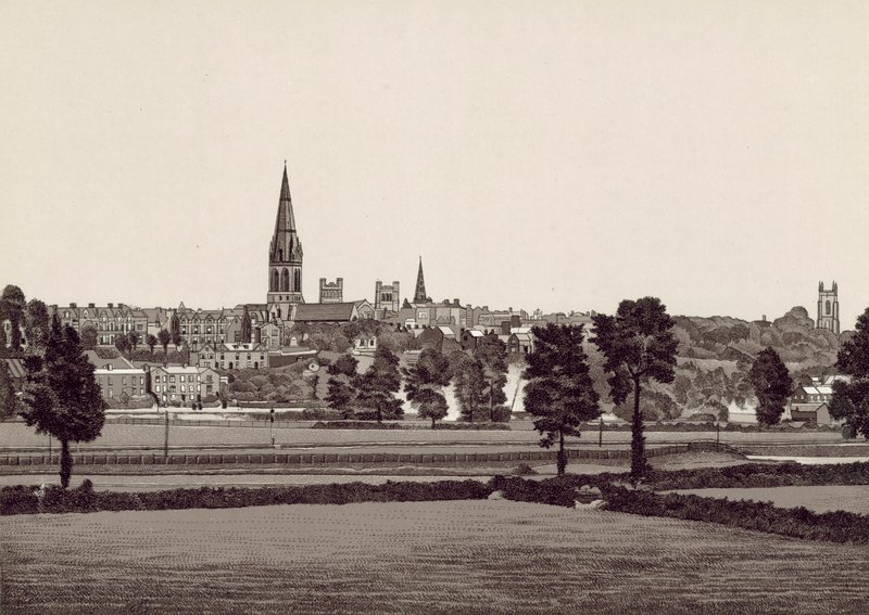 General View of Exeter by English School