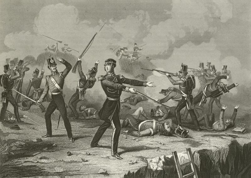 General Windham in the Redan, 8 September 1855 by English School