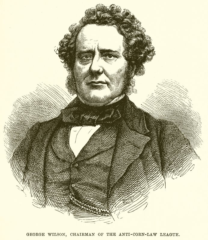 George Wilson, Chairman of the Anti-Corn-Law League by English School