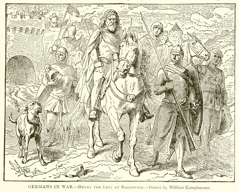 Germans in War: Henry the Lion at Bardewick by English School