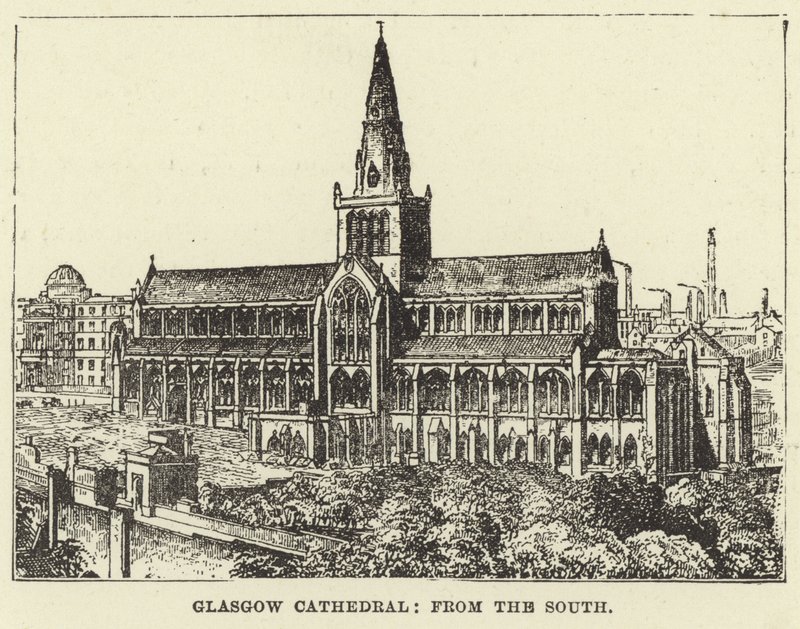 Glasgow Cathedral, from the South by English School