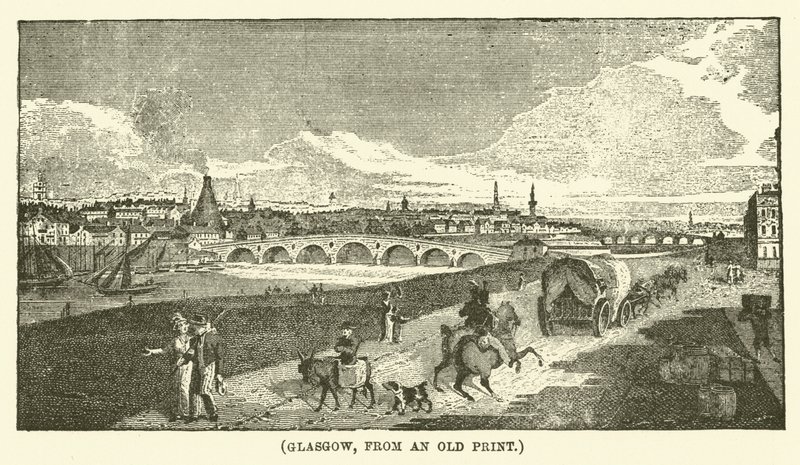 Glasgow, from an Old Print by English School