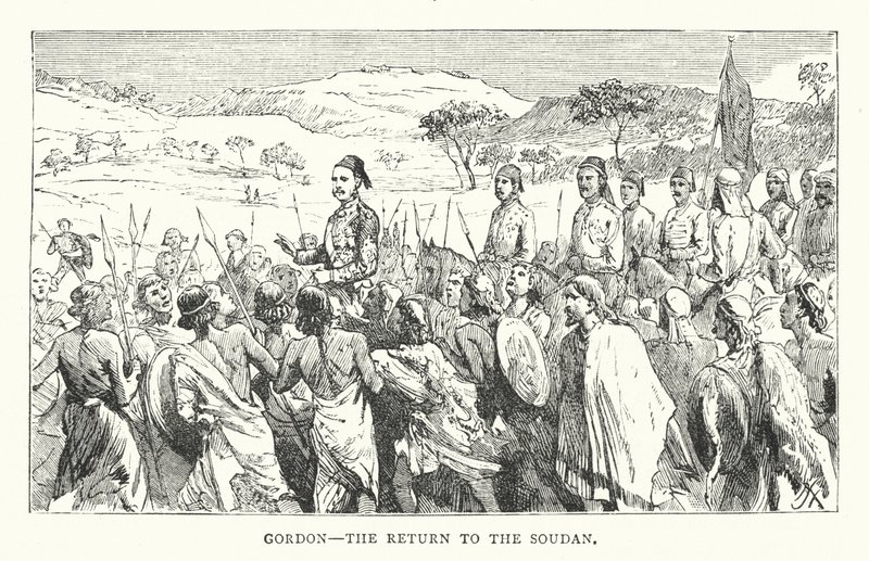 Gordon, the Return to the Soudan by English School