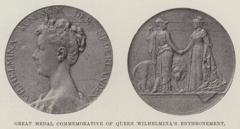 Great Medal Commemorative of Queen Wilhelmina