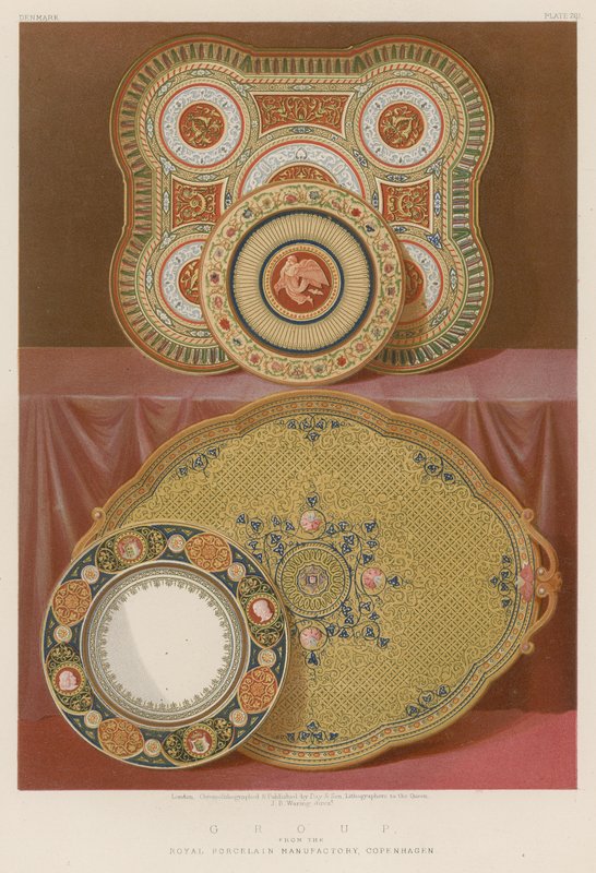 Group from The Royal Porcelain Manufactory by English School