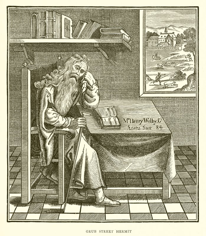 Grub Street Hermit by English School