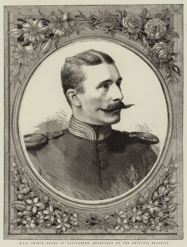 H S H Prince Henry of Battenberg, Betrothed to the Princess Beatrice by English School