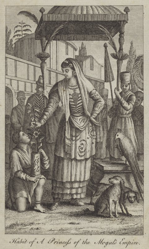 Habit of a Princess of the Mogul Empire by English School