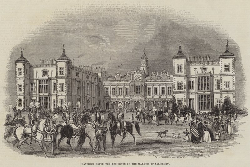 Hatfield House, the Residence of the Marquis of Salisbury by English School
