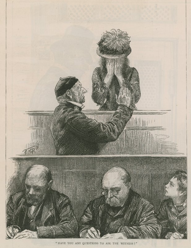 Have You Any Questions to Ask the Witness? by English School